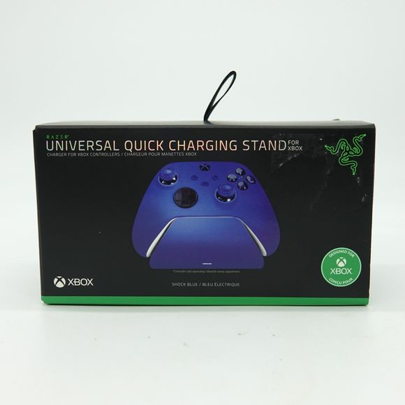 Official Universal Quick Charging Stand for XBOX [ Shock Blue ] NEW Sealed - Picture 1 of 6